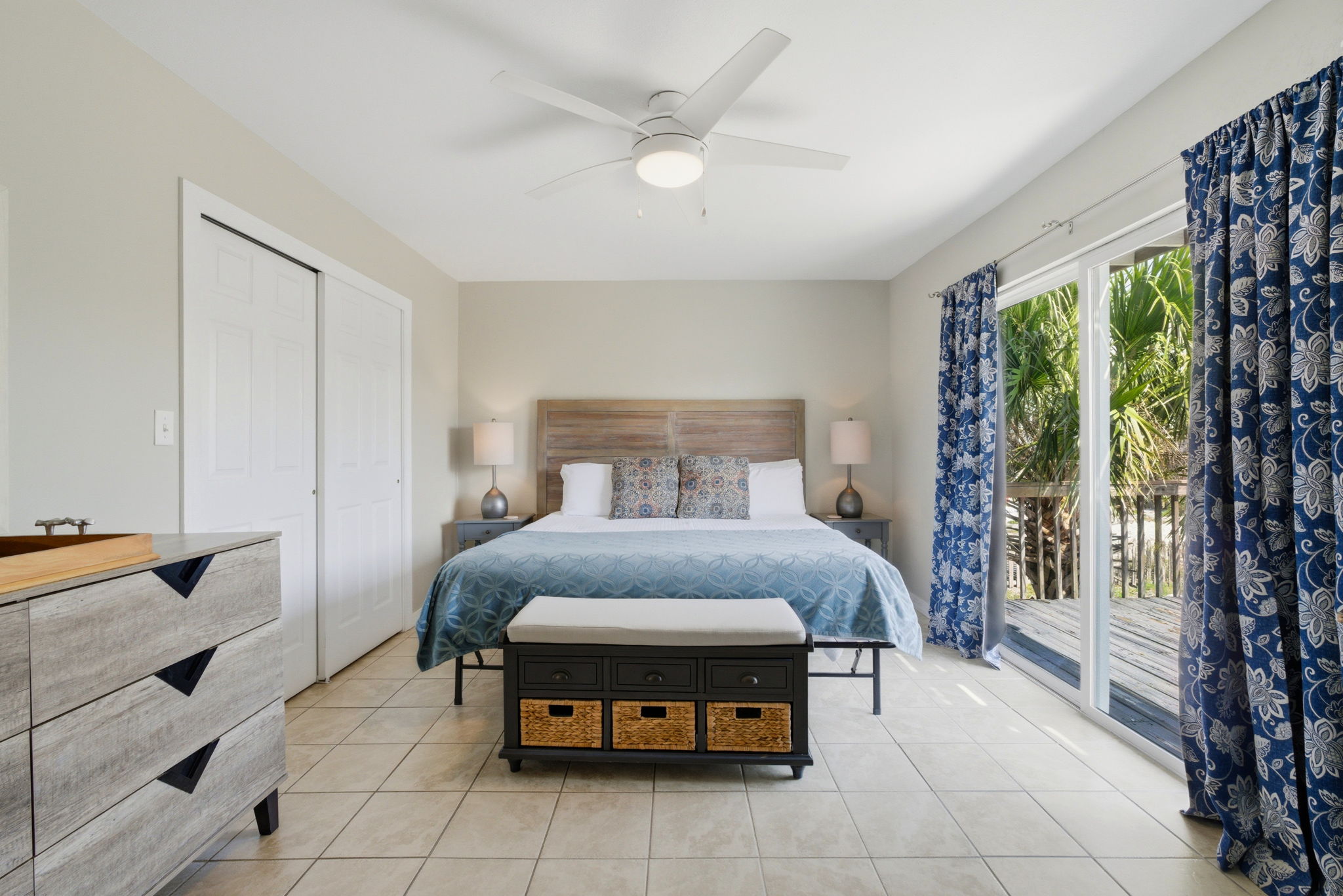 Alternate view of the primary bedroom at Beach Blessings