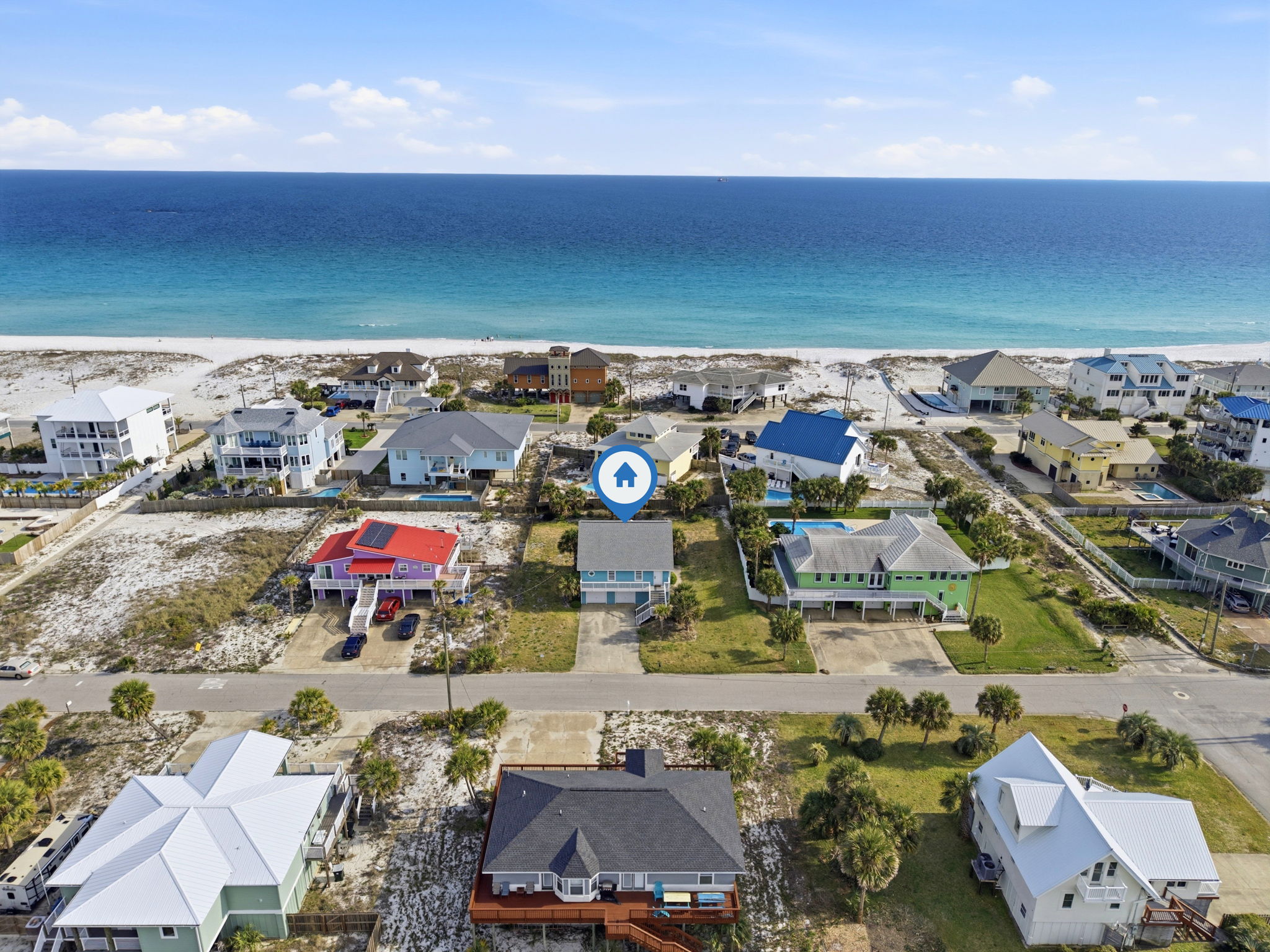 Beach access path perspective near Beach Blessings